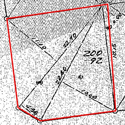 花巻市高木第20地割（高木団地内）　土地の土地図