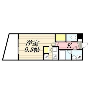 ラセット天神の間取り