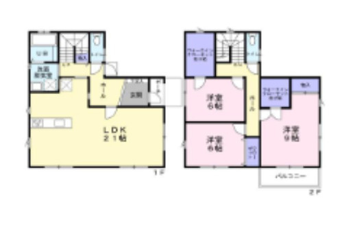 【間取り】 | 御池台戸建