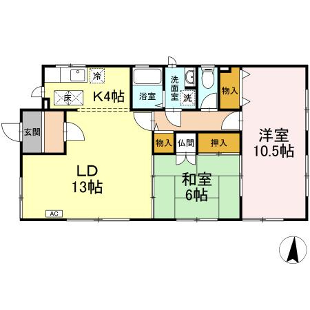 相澤ハイツの間取り