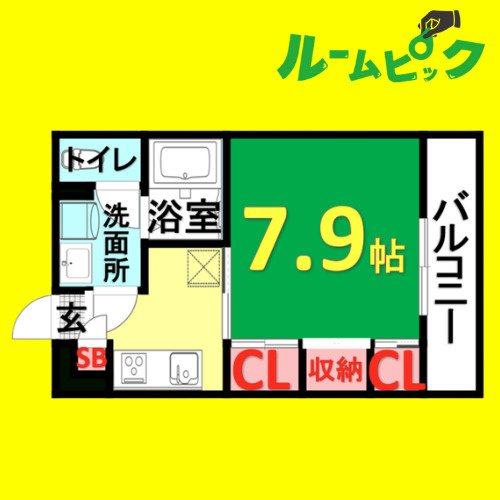 リブリ・GRAND葵　名古屋市賃貸 仲介手数料無料の間取り