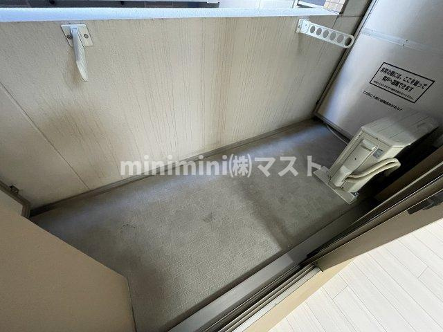 クレストコート難波サウスのバルコニー