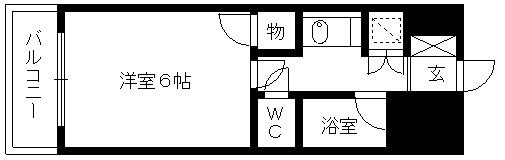 ダイナコート久留米レジックスの間取り