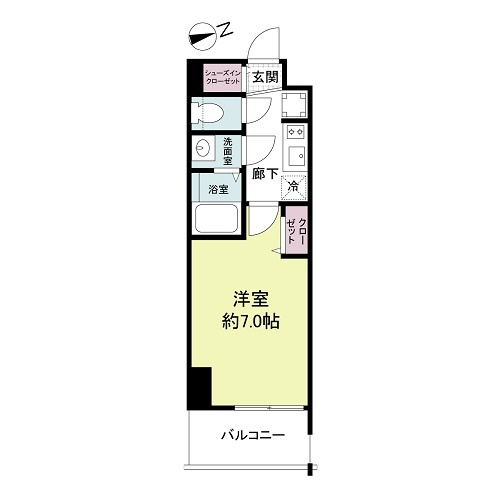 スプランディッド難波WESTの間取り