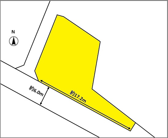 鹿児島市向陽二丁目土地の土地図
