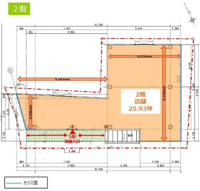 荒川区町屋２丁目の店舗一部