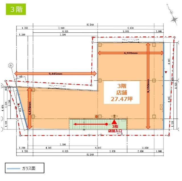 荒川区町屋２丁目の店舗一部