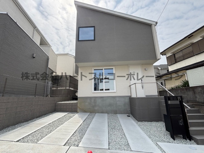 【外観】 | 神戸市垂水区学が丘4丁目　新築戸建6号地　仲介手数料無料！ | きれいな外観です