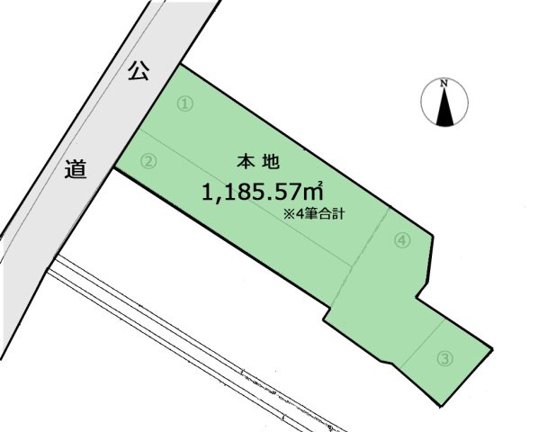 【土地図】 | 東金市田間　土地