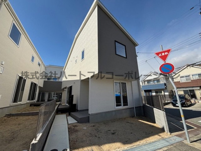 【外観】 | 神戸市垂水区学が丘4丁目　新築戸建5号地　仲介手数料無料！ | きれいな外観です