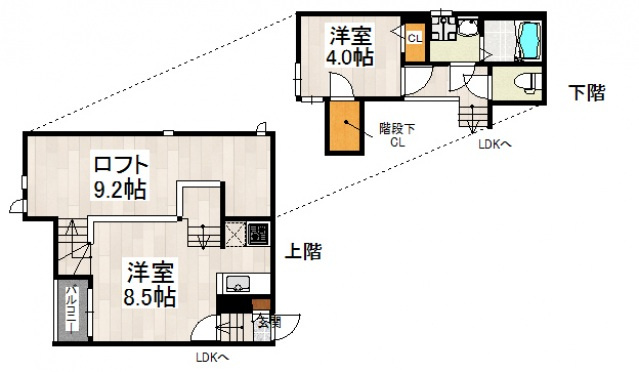 【間取り】 | 仲介手数料半額！HPに初期費用掲載！「プライスホーム」で検索！CB和白フラン