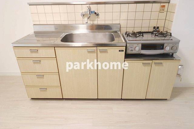 池本マンションのキッチン|お料理しやすいキッチンです