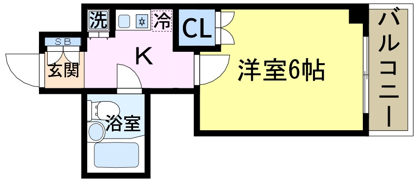 NIKOハイム新小岩第6の間取り