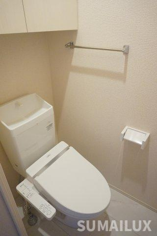熊本市中央区渡鹿６丁目のアパートのトイレ