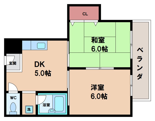 【間取り】 | 岸田ハイツ