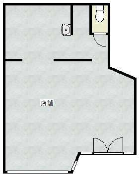 堀切二丁目 貸店舗の間取り