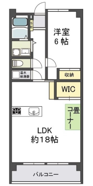 フローラ長田の間取り