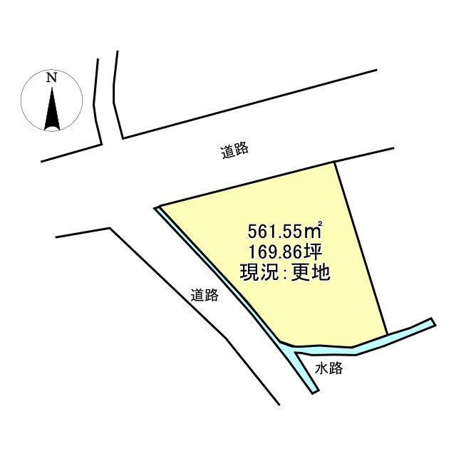 西条市洲之内甲196-1　売土地の土地図