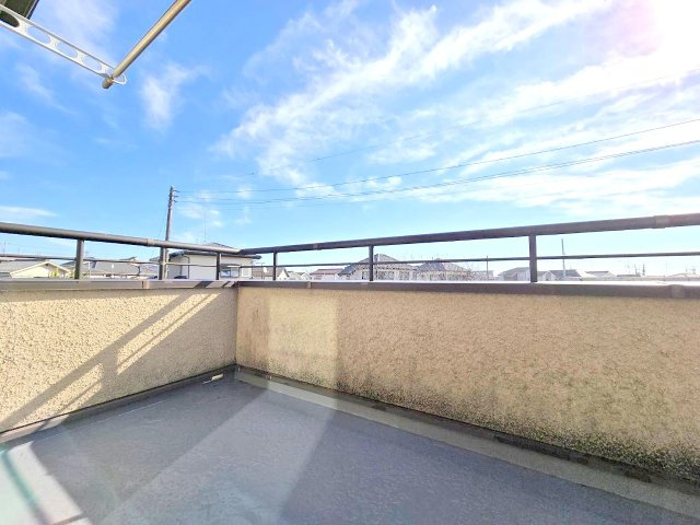 羽村市羽中２丁目の中古一戸建のバルコニー|1月20日撮影