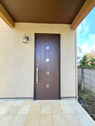 羽村市羽中２丁目の中古一戸建の玄関|1月20日撮影