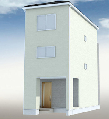 【外観パース】 | 墨田区八広６丁目の新築戸建