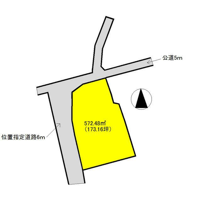 売地　城里町石塚1126-1，1126-4，1126-2の区画図