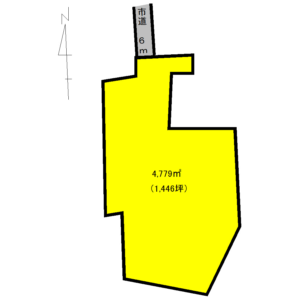 売地　小美玉市羽鳥の区画図
