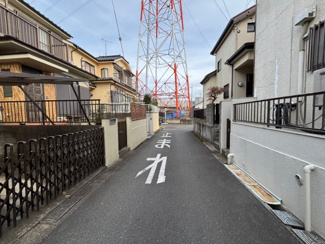 【前面道路含む現地写真】 | 川越市南大塚5丁目　建築条件なし売地　西武新宿線『南大塚駅』徒歩13分　【武蔵野小学区】