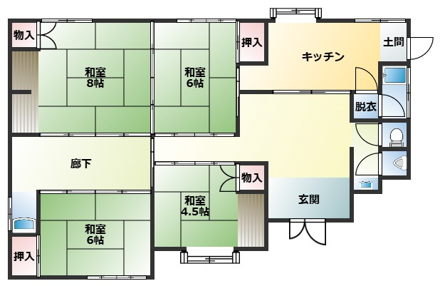 【間取り】 | 玉名市岱明町高道