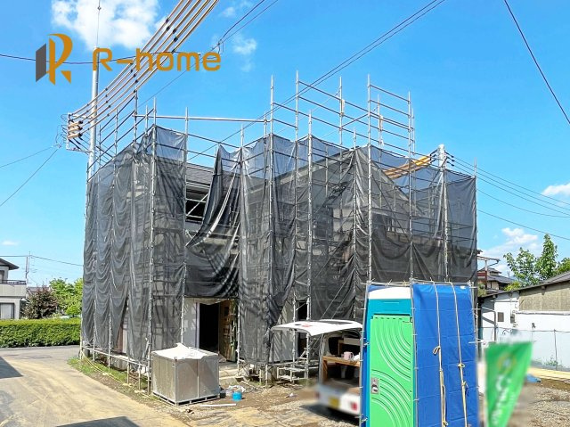 下妻市下妻12期　新築戸建て　1号棟の外観|近隣の同仕様完成物件をご見学いただけます♪