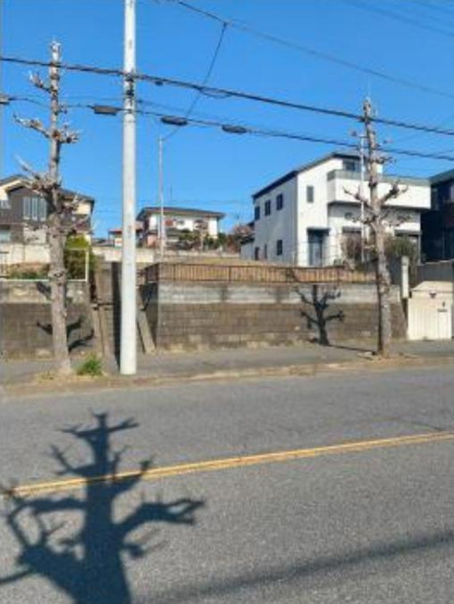 【前面道路含む現地写真】 | 我孫子市湖北台１０丁目　売地　66坪 | 南西側道路なので陽当り良好◎陽だまりポカポカのマイホームです!(^^)!