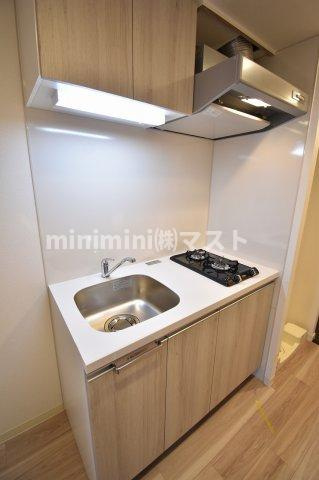 大阪市東成区東小橋１丁目の賃貸マンションのキッチン