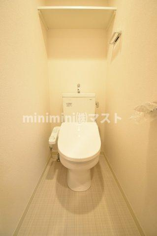 大阪市東成区東小橋１丁目の賃貸マンションのトイレ