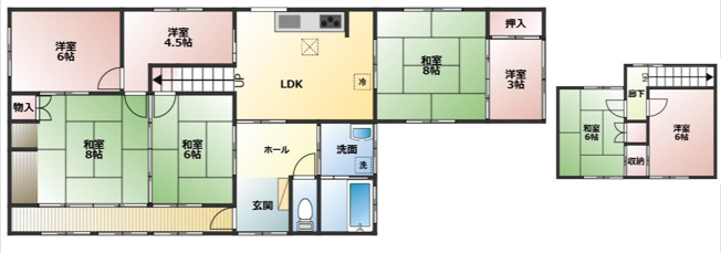 【間取り】 | 合志市上生　中古戸建
