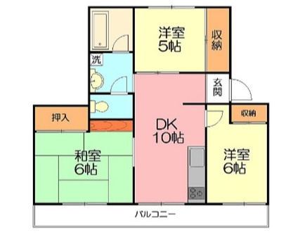 ロイヤルサイトの間取り|広々とした３ＬＤＫ
