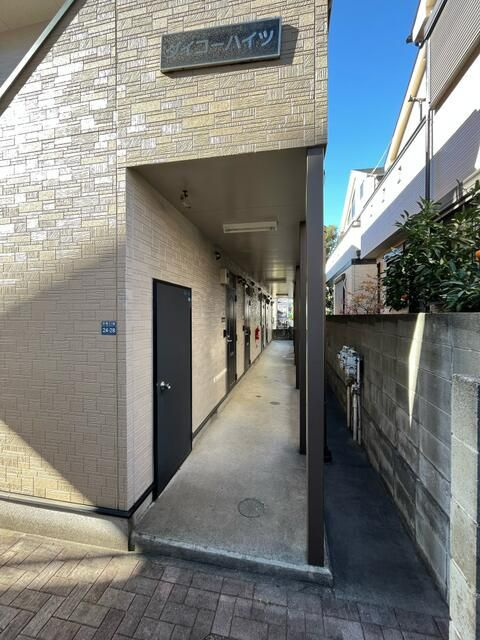 ダイコーハイツのエントランス