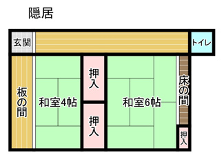 【間取り】 | 土蔵のあるお家 | 離れです