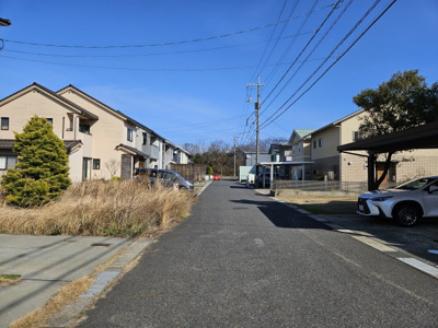 【前面道路含む現地写真】 | 鳥取市浜坂８丁目土地