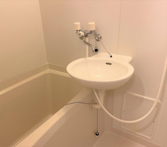 レオネクストムカイハラⅡの浴室|日々の疲れを癒すお風呂付です