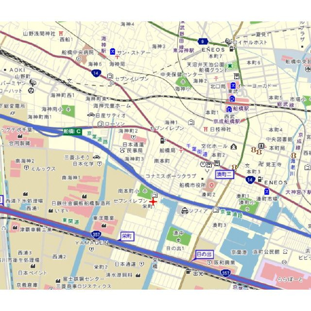 アスピリア　トレゾールの地図