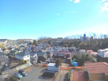 南側バルコニーからの眺望です