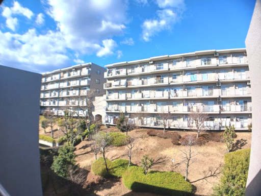 北側バルコニーからの眺望です