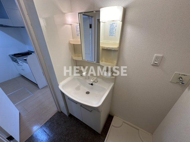 ニューハイツタリカドC棟の洗面所|※室内画像は別号室のもの