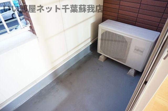 アンソレイエのバルコニー|落ち着いた時間を過ごせるバルコニーです