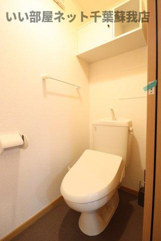 アンソレイエのトイレ|落ち着いたトイレです