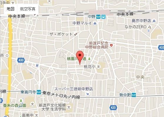 サンウィング中野の地図|★案内図★