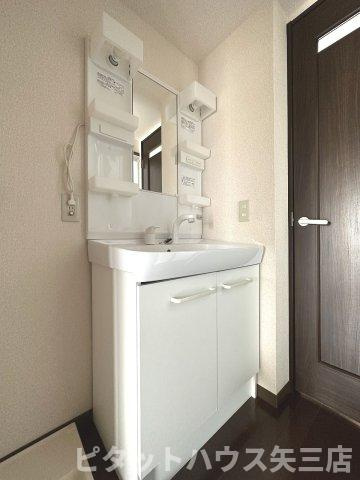 佐藤ハイツの洗面所|使いやすい洗面所です