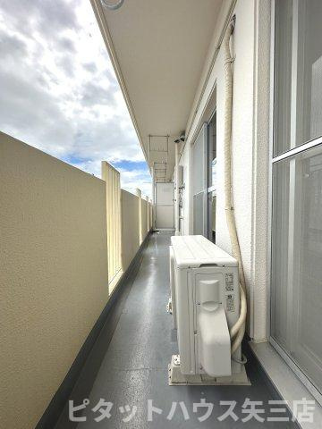 佐藤ハイツのバルコニー|陽当たり良好なバルコニーです