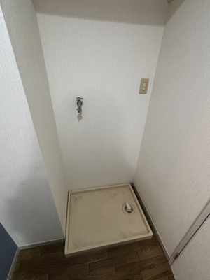 室内洗濯機置き場です