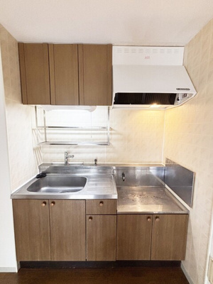 ガスコンロ設置可のキッチン